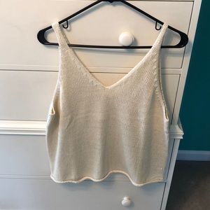 Sweater tank top